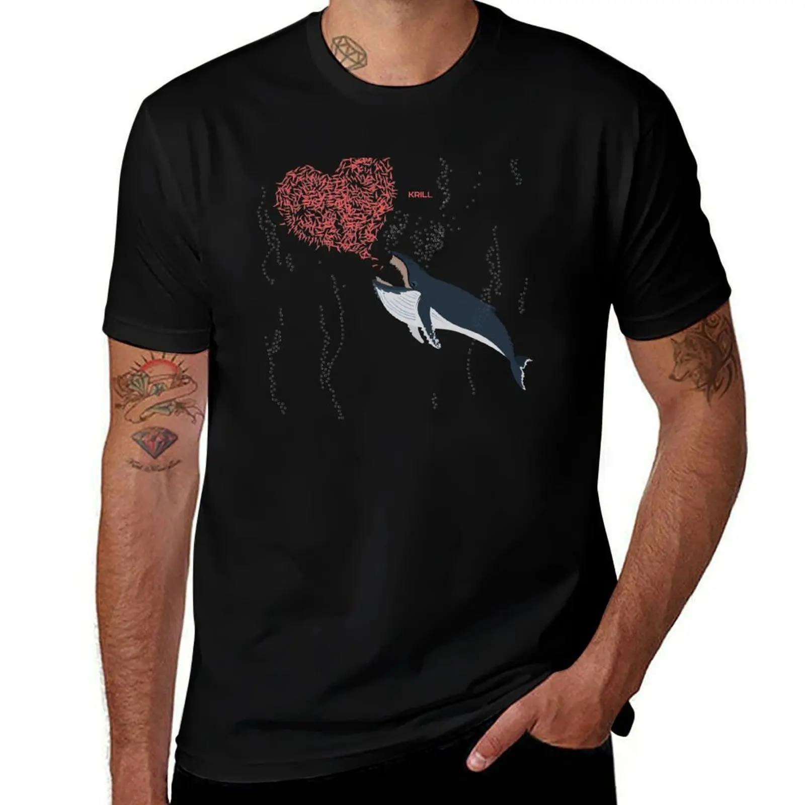 Love Krill - Humpback Whale T-Shirt Casual Trendy Streetwear Tee Shirt T-Shirt