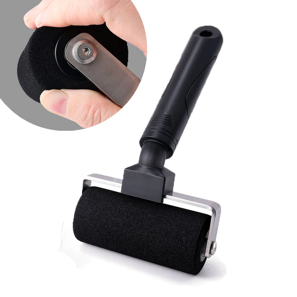 

EHDIS автомобильная виниловая пленка для нанесения, губка для колеса, валик, термостойкие противоскользящие ручные обои, ракель для краски