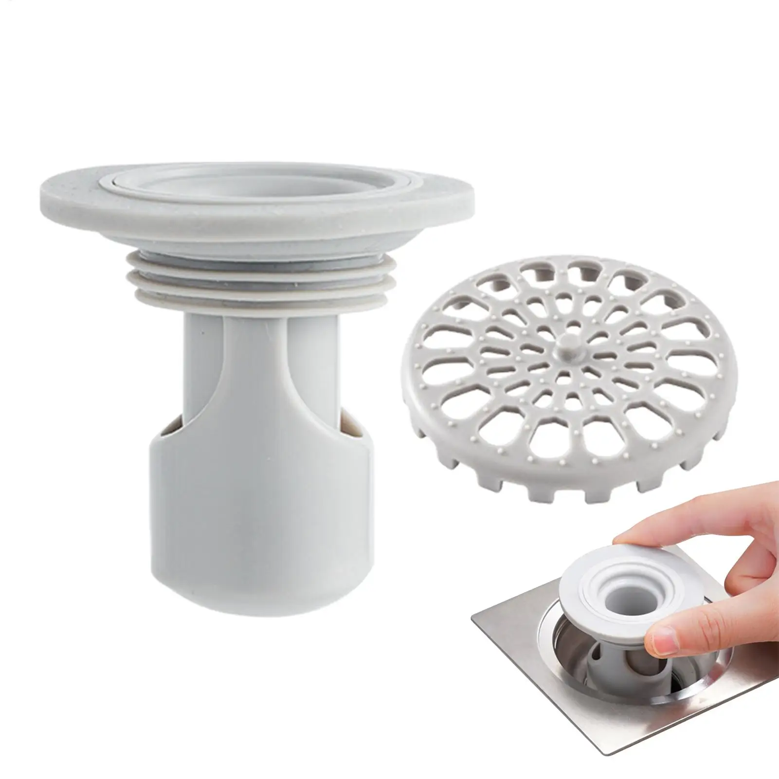 Bathroom Sewer Deodorant Floor Drain Core Anti-odor Insect-proof Seal Drain Cover Shower Filter Plug Kitchen Bathroom Accessorie
