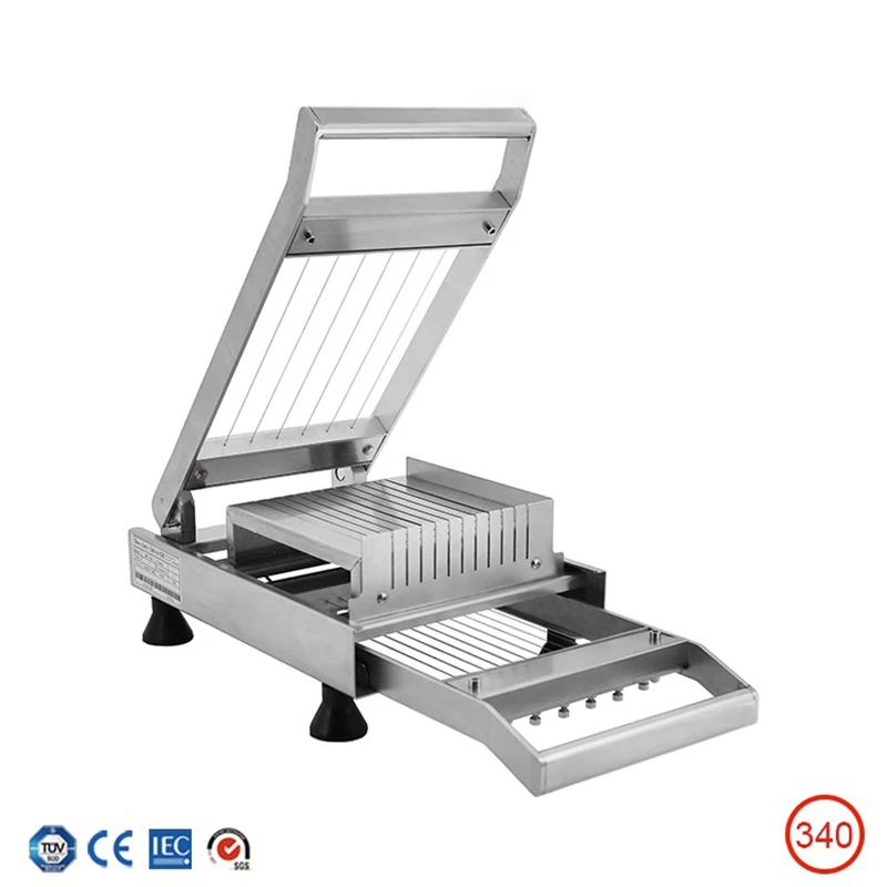 

NP-340 Chocolate Slicer Manual Commercial Dicer Chocolate Divider Stainless Steel Cutting Table