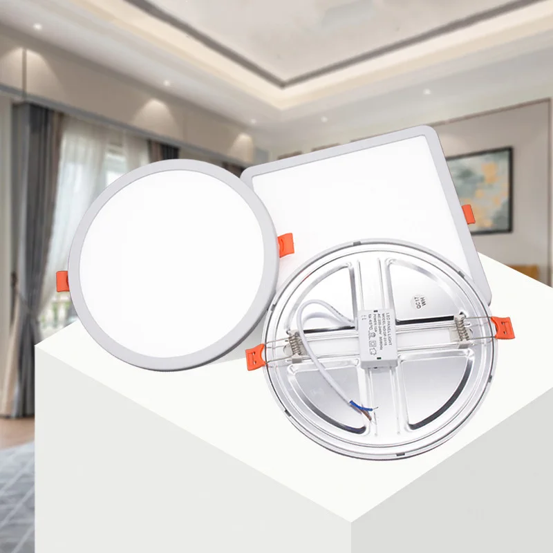 Indoor Lighting Ultra Thin Led Ceiling Recessed Lamp For Bathroom 220V Spot Light 6W Panel Led Downlight White Lamp Supplies