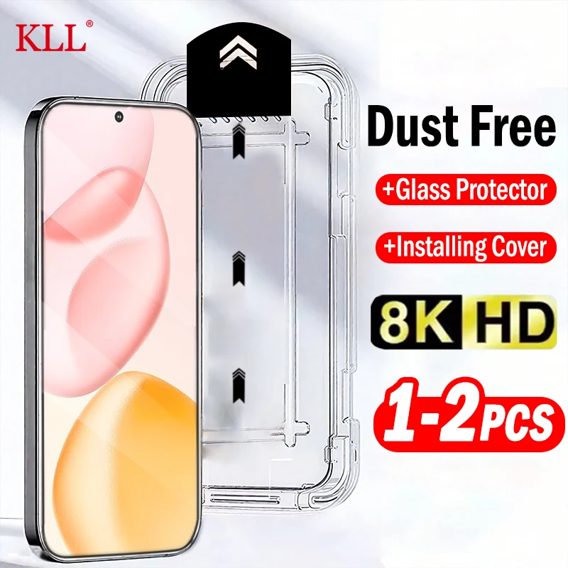 

Dust Removal Easy Installation Screen Protector for Honor 400 Pro 300 200 Lite 90 Smart 80 GT 50 SE X70i X60 X50i X40i Glass
