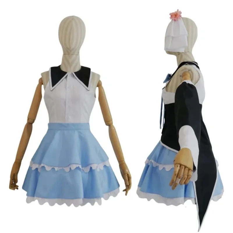 فستان Nishiki Asumi زي تنكري زي الهالوين للعب الأدوار مجموعة كاملة