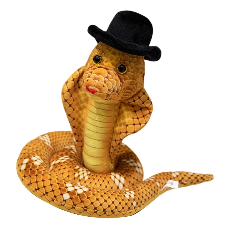 Jouet serpent F19F, oreiller canapé, animaux en peluche, jouet nouvel pour adolescent, garçon fille