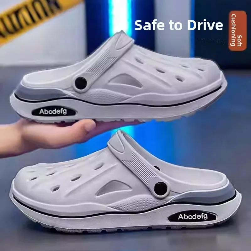 Men's 2026 New Summer Outdoor Anti-slip Odor-resistant Office Head Cover Slippers Teenage Beach Sandals Casual EVA Slippers