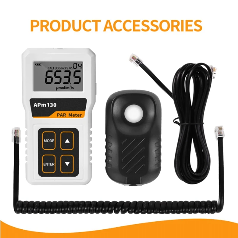 Quantum PAR Meter For Led Grow Lights,High Precision PPFD Meter With 400-700Nm Range