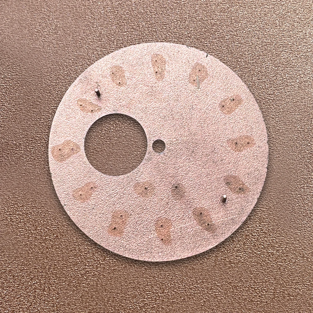 Esfera de cóctel hueca con logotipo S de 35mm, adecuada para movimiento NH35/NH38, accesorios de modificación de reloj con esfera gradiente de alta calidad