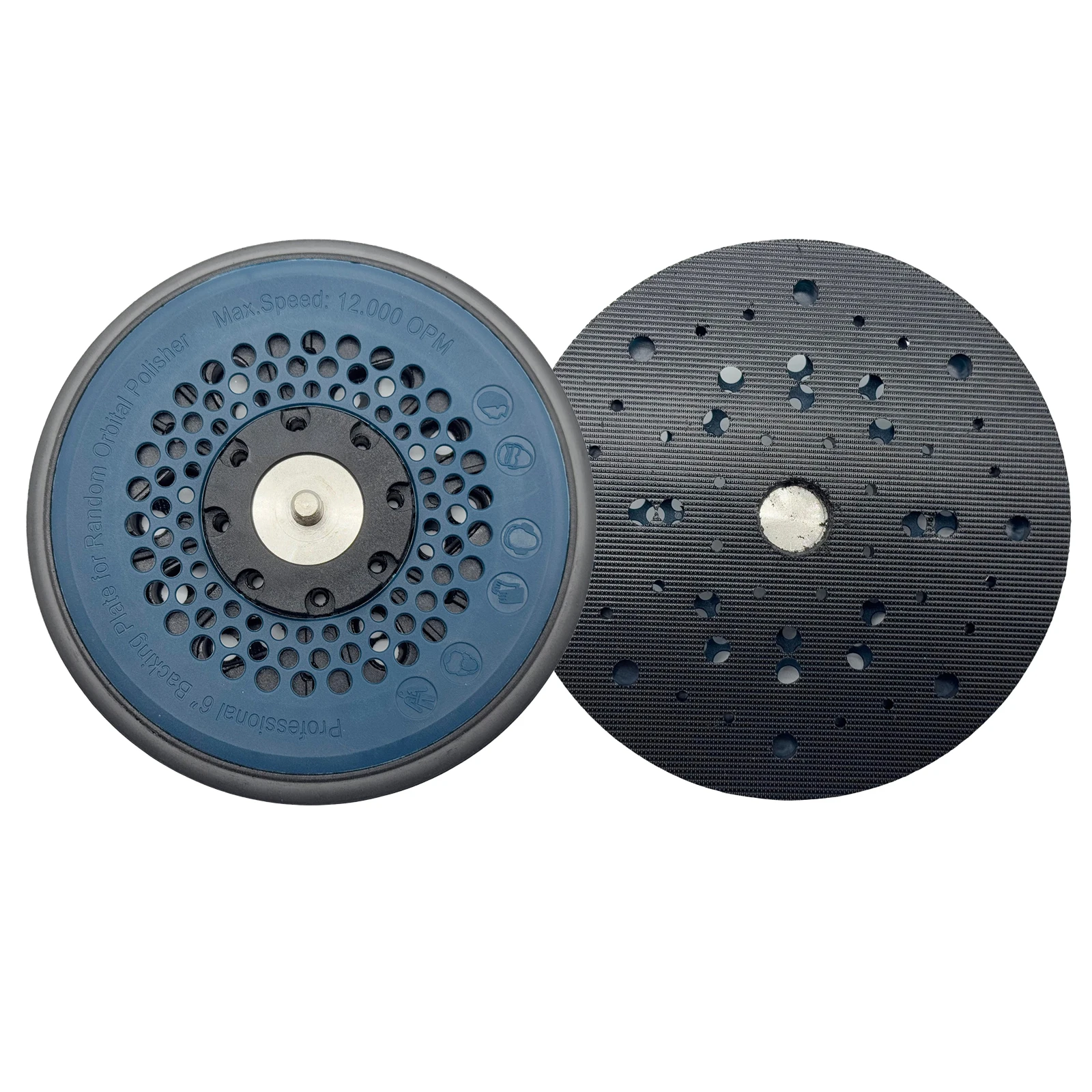 6 Zoll 49-Loch-Stützteller Polierscheibe Klett-Schleifplatte