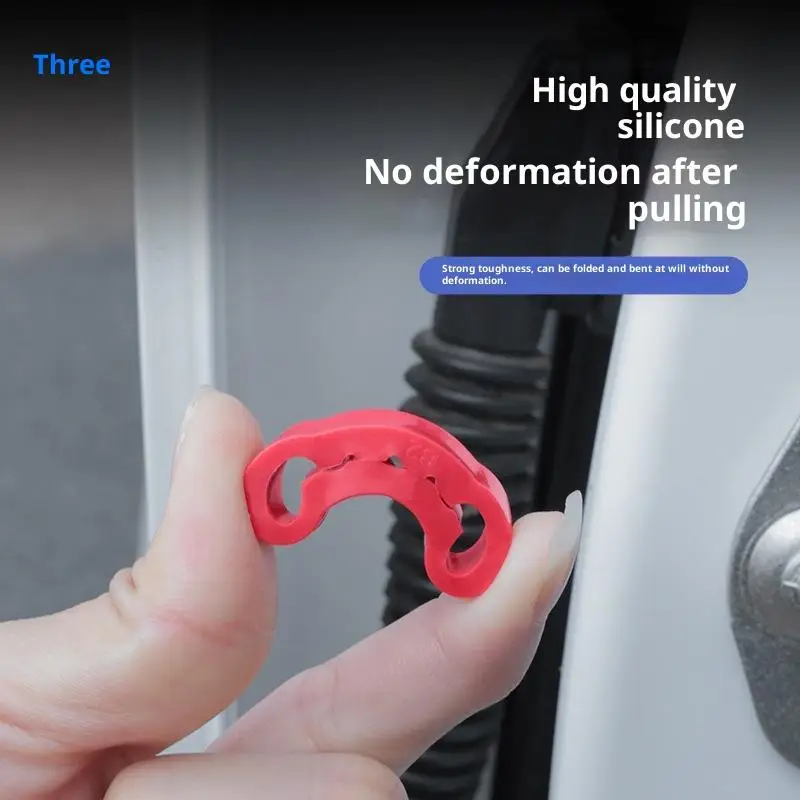 New 4pcs Auto Door Lock Damper Buffer Deadener Shock-Absorbing Damping Protector Reduce The Noise FOR A1 A3 Q2 Q3 TT Accessories