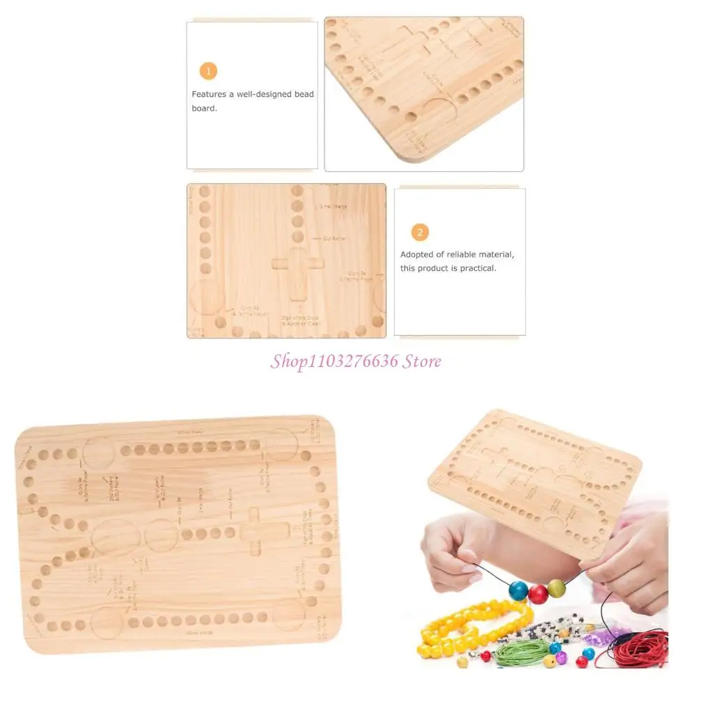 

R6FD Educational Bead Board For DIY Necklace Bracelet Crafting And Art Projects