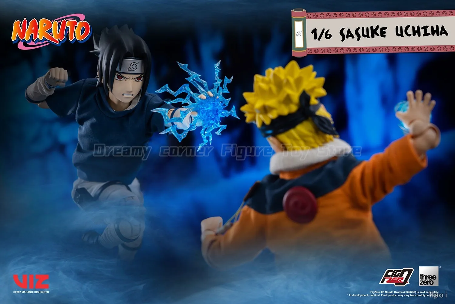 【En Stock】 Original Threezero FigZero NARUTO Uchiha Sasuke Naruto Uzumaki 1/6 figura de acción modelo regalo adorno juguete