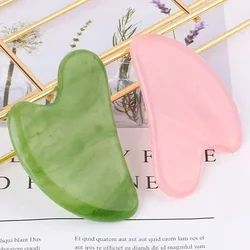 Новая массажная доска Gua Sha из натуральной смолы Rose Guasha, массажер для лица, скребки, инструменты для лица, шеи, спины, тела, спа-массажный инструмент