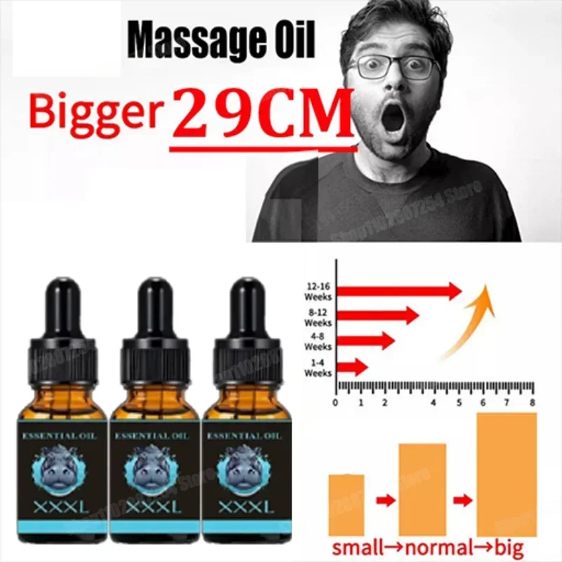 Thickening Growth Enlargement Massage Oil Male Enlarge Massage Oils Extended Massage Oil for Men