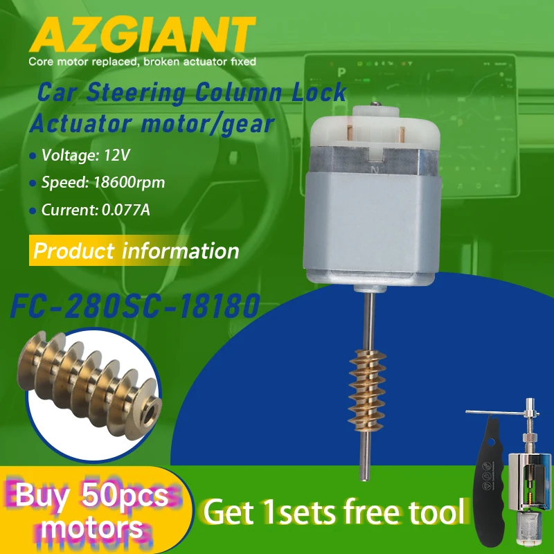 

AZGIANT Steering Column Lock motor FC-280SC Worm Tools for 2012-2020 Mitsubishi Outlander MK3 internal replacement parts DIY