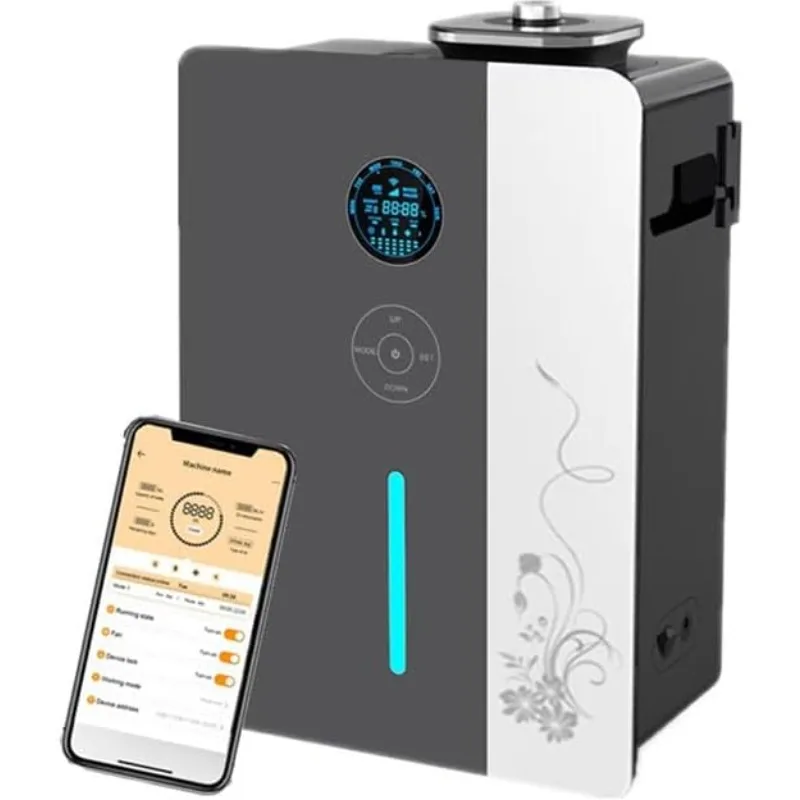 Smart Scent Machine WiFi App | Waterless Cold-Air Powerful Scent Diffuser for 3,500-7,500 sq.ft House with 800ml Bottle