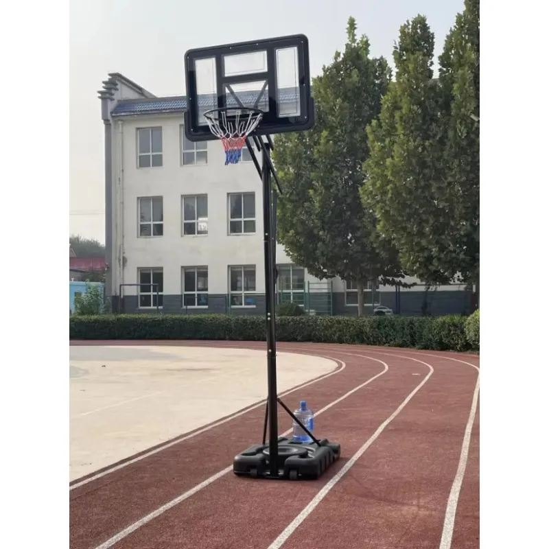 

Adjustable Portable Basketball Hoop Stand System with Shatterproof Backboard Multi Color Options for Kids Youth & Adults