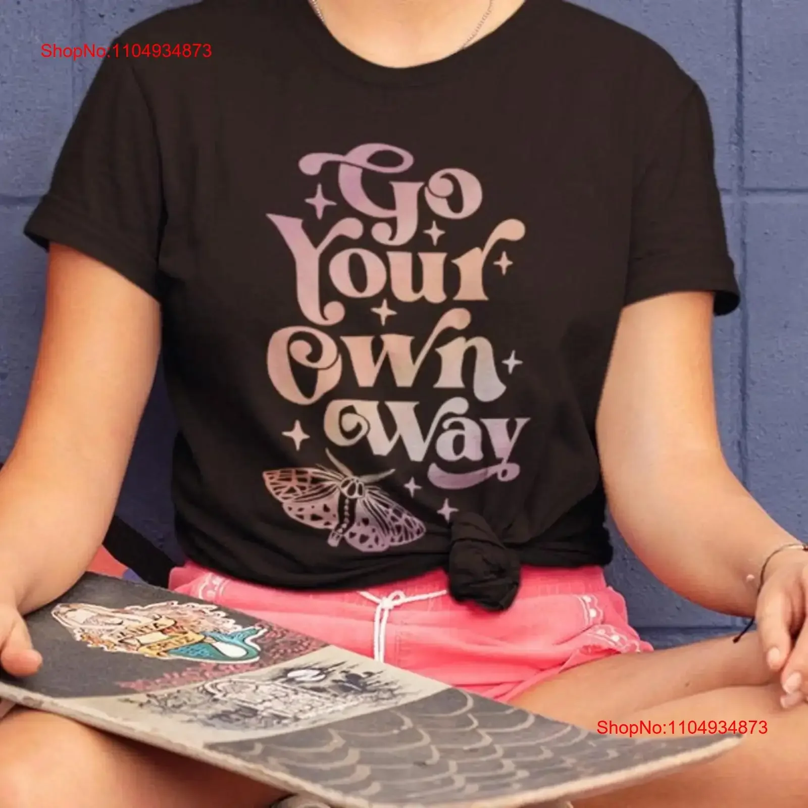 اذهب الطريقة الخاصة بك خفيفة الوزن ثلاثية المزيج تي شيرت الحبر الملون خمر غسلها الشارع الشهير عارضة امتدت أوم تنفس