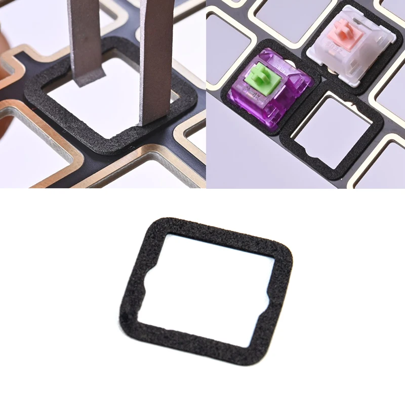 120pcs Mechanical Keyboard Switch Pad Single Switch Film Foam Positioning Pad