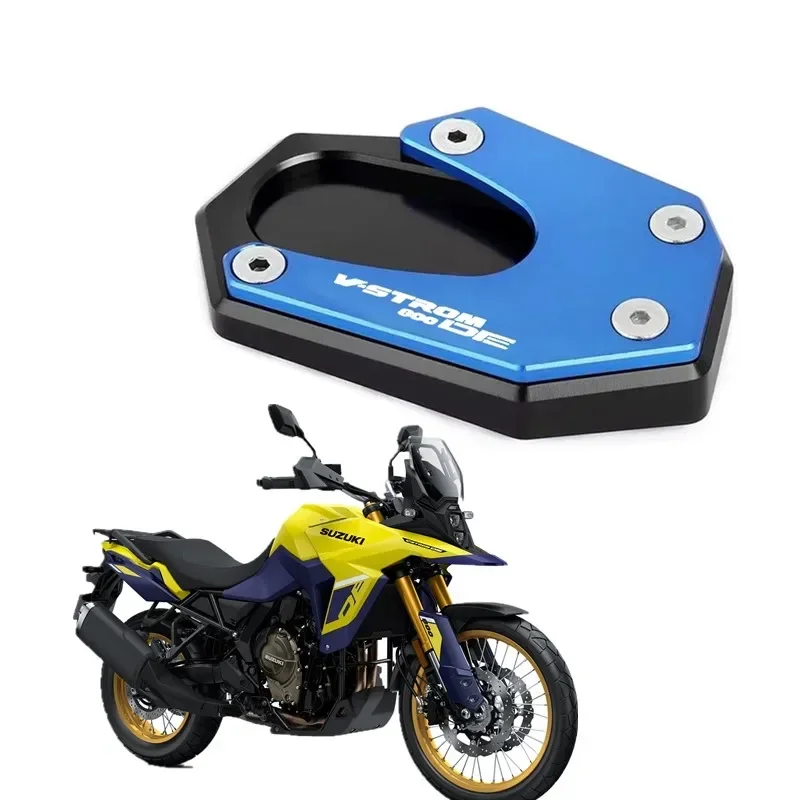 

For V-STORM 800DE vstrom 800de 2023 Moto Parts Accessories Kickstand Extension Foot Side Stand Enlarger Support Plate Pad