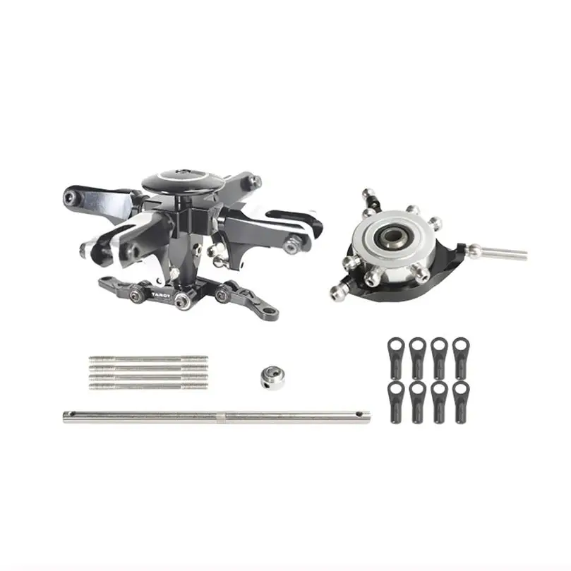 

Tarot--RC 450 Helicopter Quadcopter Aluminum Alloy CNC Rotor Head Set With Swashplate Black TL45053