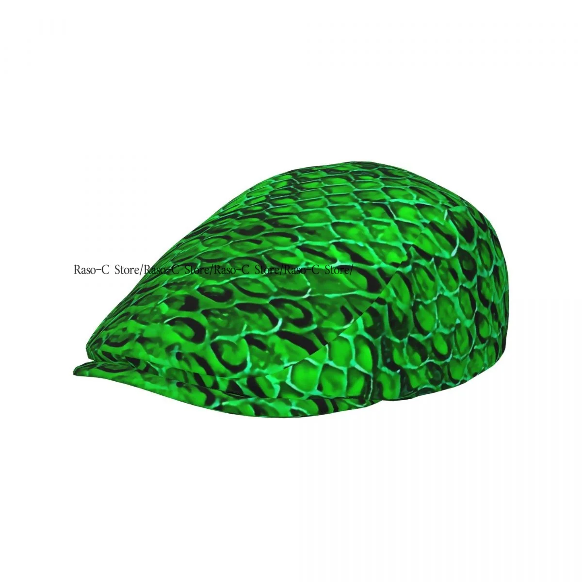 Adult Flat Cap Snake Skin Art Unisex British Style Newsboy Cap Ivy Peaked Hat Casual Outdoor Driving Beret Hat