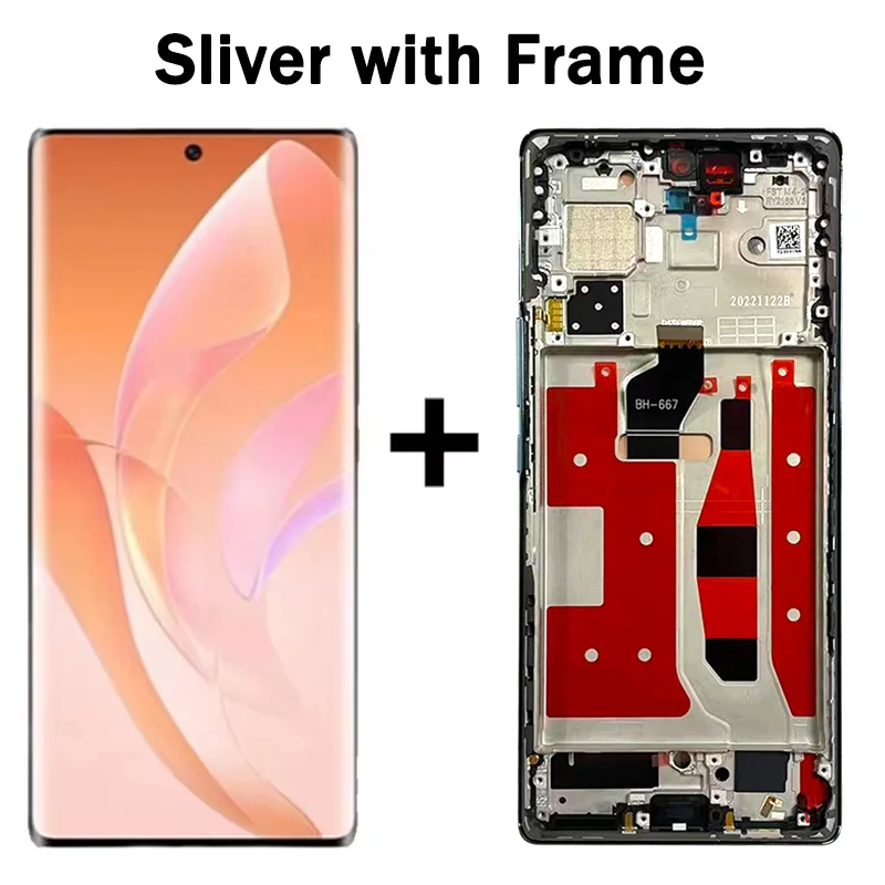 6.67'' New Screen For Huawei Honor 70 LCD Display Touch Screen Digitizer Assembly For Honor 70 FNE-AN00 FNE-NX9 LCD Display image 3