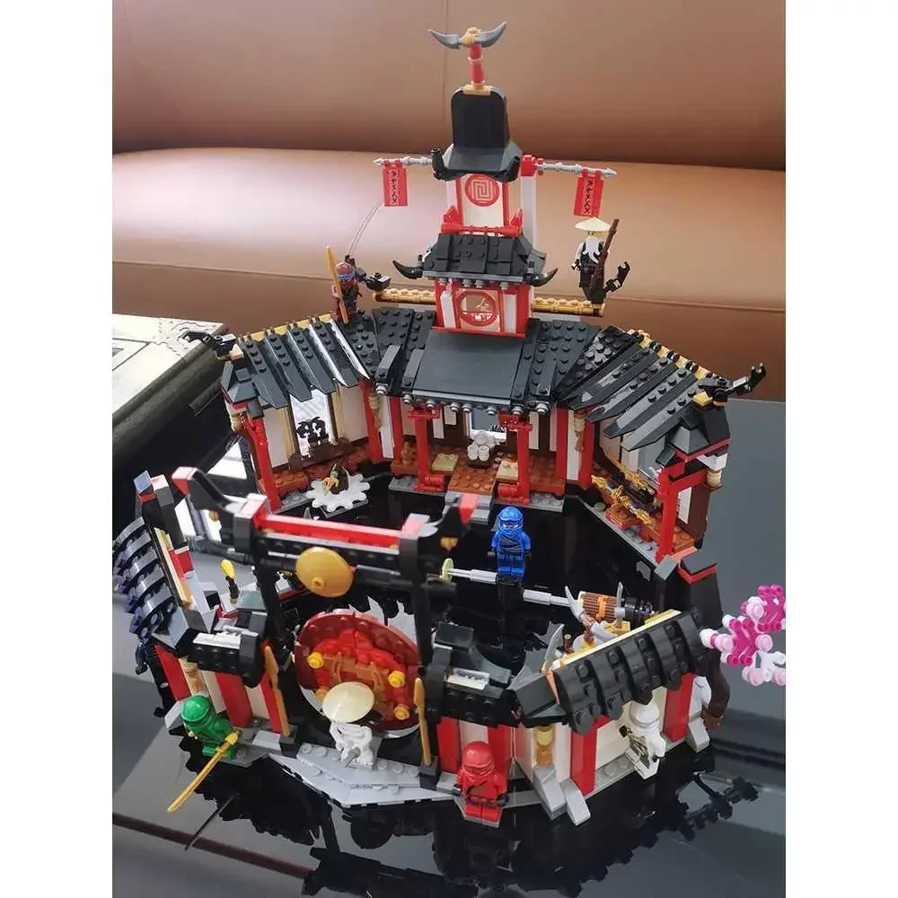 دوجو معبد القدر باونتي التنين الذهبي جيت هيدرو باونتي سفينة نيا ساموراي X Mech كريستال كينغ نموذج لعبة مكعبات البناء