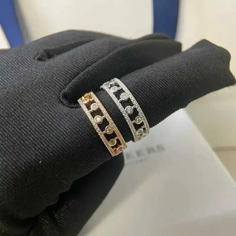 

Кольцо SENLI 2026 «Капля воды» с бриллиантами, полая форма капли, легкий люксовый стиль SENLIN