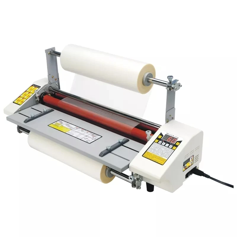 Laminator Rolling Machine film photo Laminating Machine 9460T  A2+ Paper Laminating Machine English Version Four Roller Cold Hot