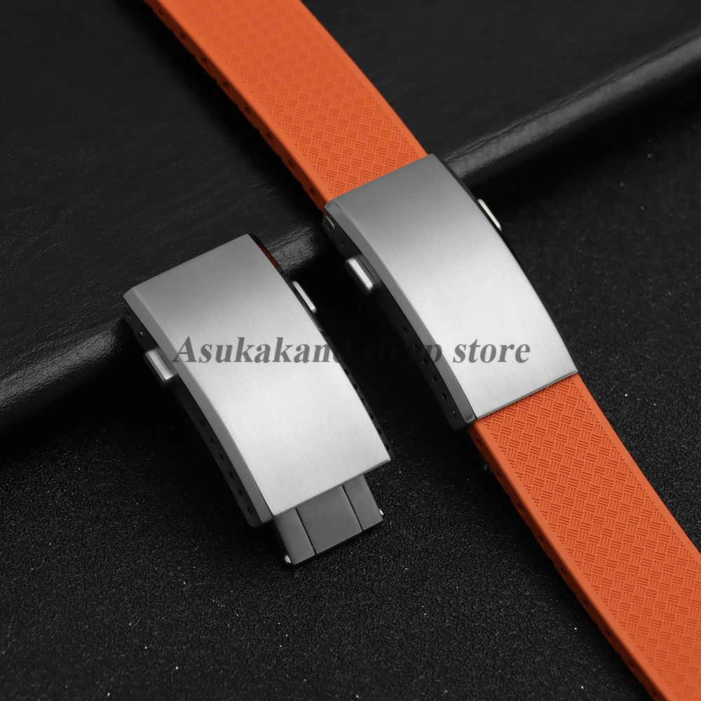 16mm 18mm 20mm 22mm Watch Folding Buckle Solid Stainless Steel Deployment Clasp for Seiko Watch Buckles Watch Band Accessories image 6