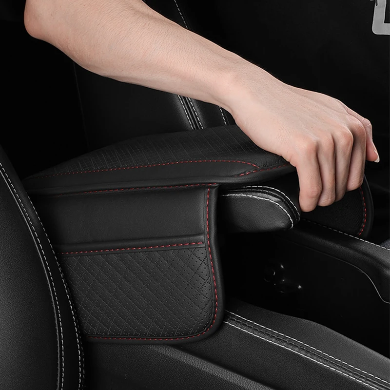 Car Armrest Box Pad Arm Rest Mat For KIA Sportage Cerato Picanto Soul Sorento Sedona Optima RIO 2 3 4 Interior Storage Accessory