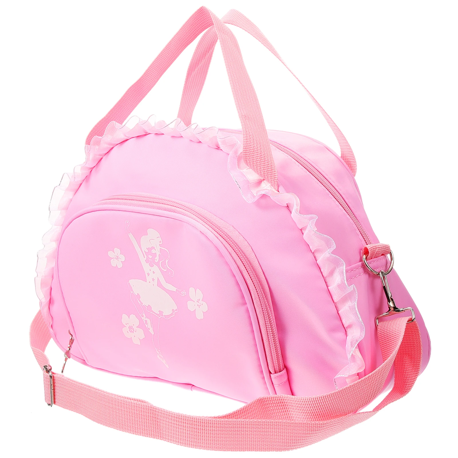 Portable Ballet Bag for Compact Dance Water-Resistant Fabric Strap Design Great for Dance Class and