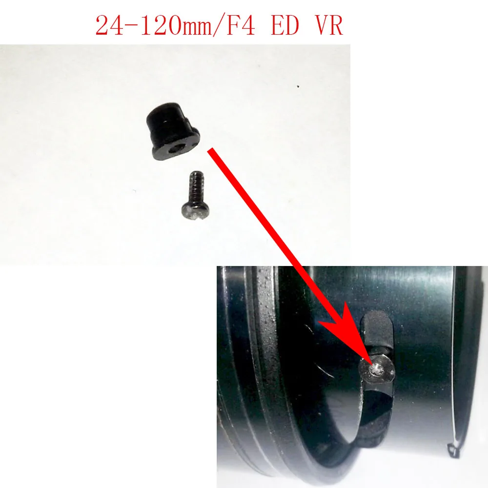 Tornillo de riel de Zoom Original 24-120 para lente de Zoom Nikon AF, piezas de repuesto para lentes Nikkor 24-120mm/F4 ED VR