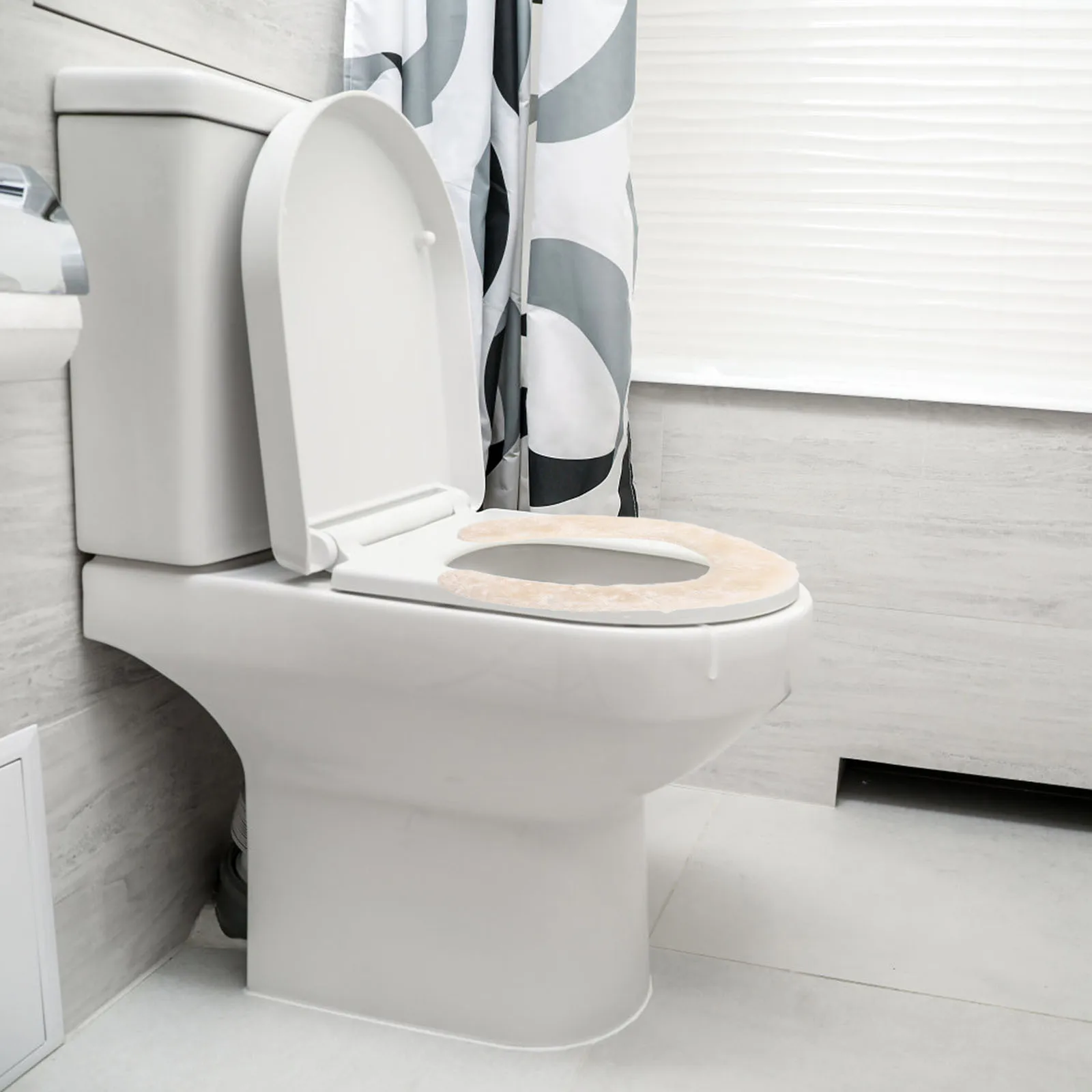 سلم تدريب المرحاض من البوليستر للأطفال، وسادة ناعمة، مقعد نونية، مرفق للحمام، مقعد آمن ومستقر ومريح