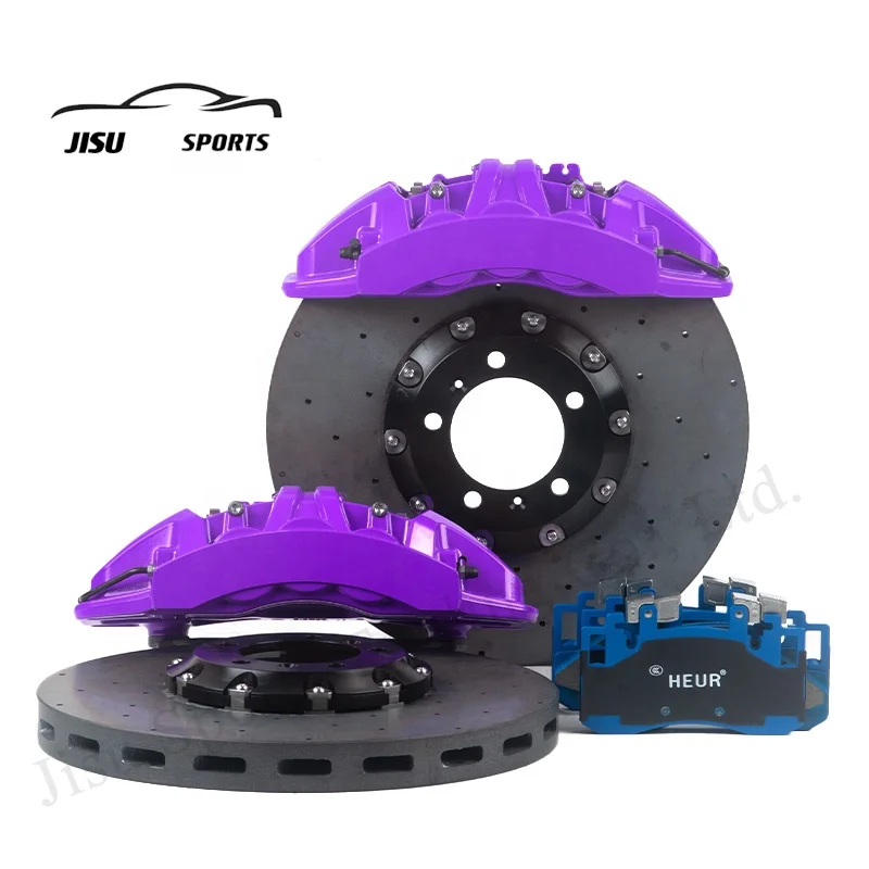 Wholesale 6 Piston Brake Calipers Car Brake Kit with Carbon Ceramic Brake Disc Rotor Set for Zeekr Lada Granta Niva Becta