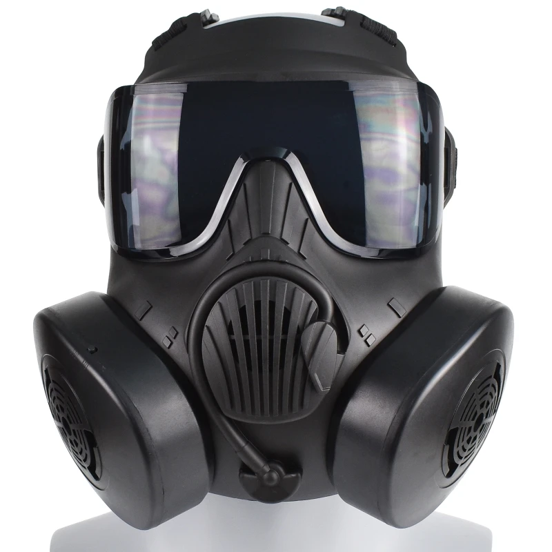 Zlangsport Maschere tattiche Obiettivi ZL4/M50 FM54 Maschera protettiva morbida ad aria a pieno facciale Per il tiro, la caccia, l'equitazione, l'allenamento, i giochi CS, il cosplay