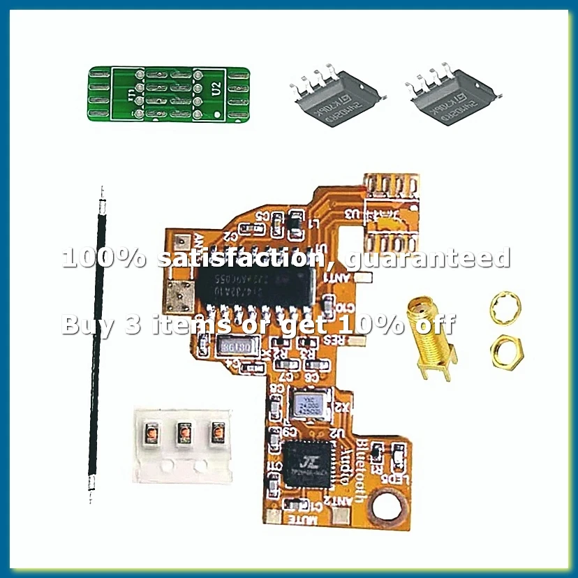 SI4732 Modified Radio and Bluetooth Stereo Transmitter Module+2X2M Chip Multi-System Support for UV K5 K6-DT30