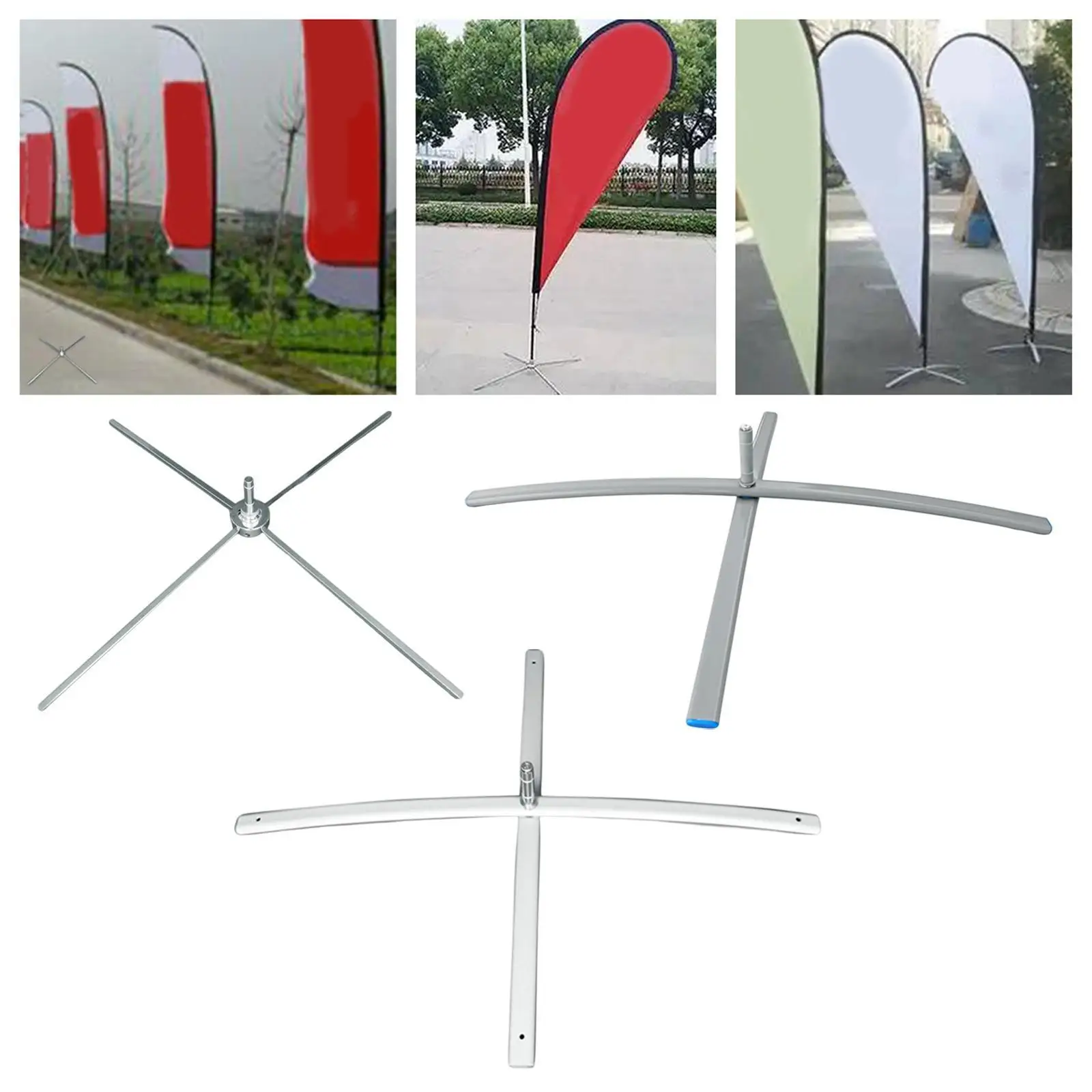 

Flag Base Cross Base Folding Sturdy Portable Colored Flag Display Flag Stand