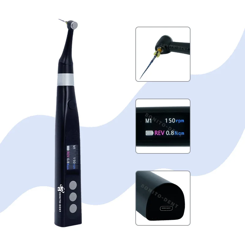 

den tal Wireless Endo Motor 16:1 Standard Contra Angle Endo Smart Rotary den tistry Endodontic Instrument