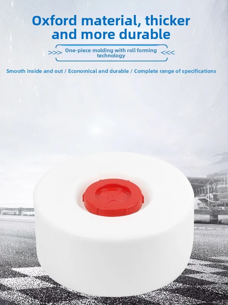 Thiened Food ade البلاستيك جولة الإطارات الاحتياطية عوامة المياه البلاستيكية المرجحة فطيرة وعاء الماء مانعة للتسرب الإطارات خزان المياه aped