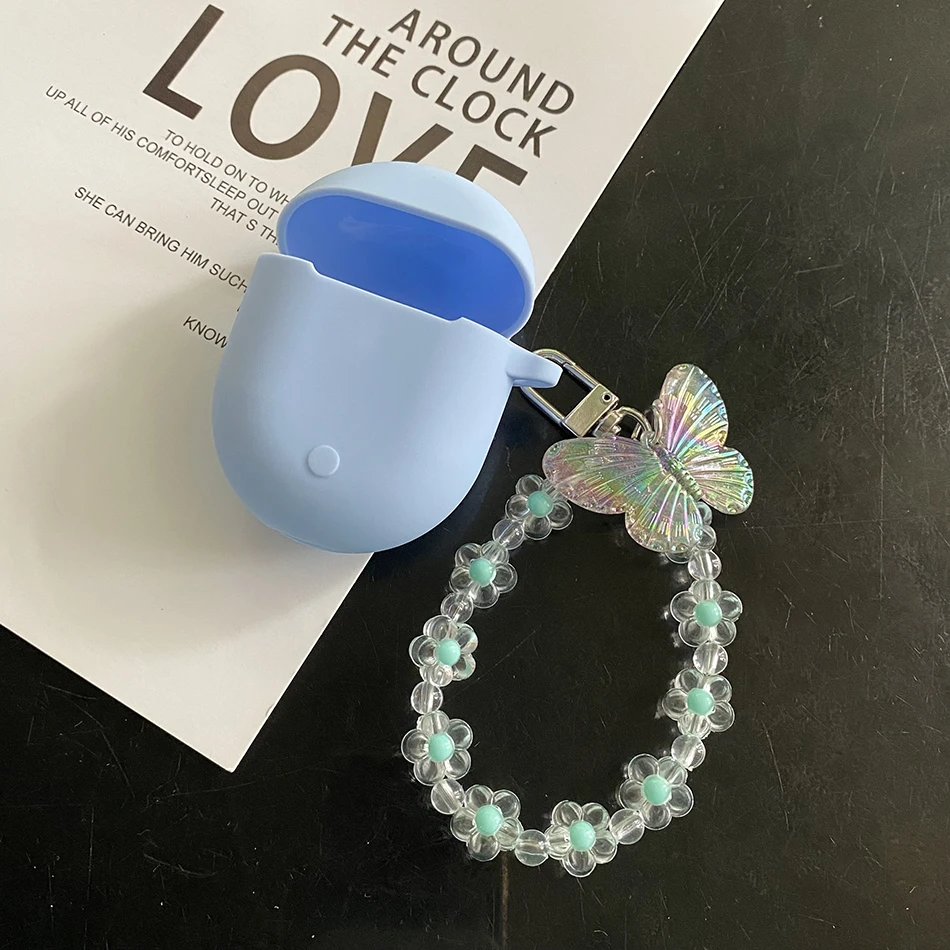 น่ารักสําหรับ Xiaomi Redmi Buds 4 กรณี Love Heart พวงกุญแจหูฟัง Redmi Buds4 กรณีซิลิโคนกล่องชาร์จอุปกรณ์เสริม