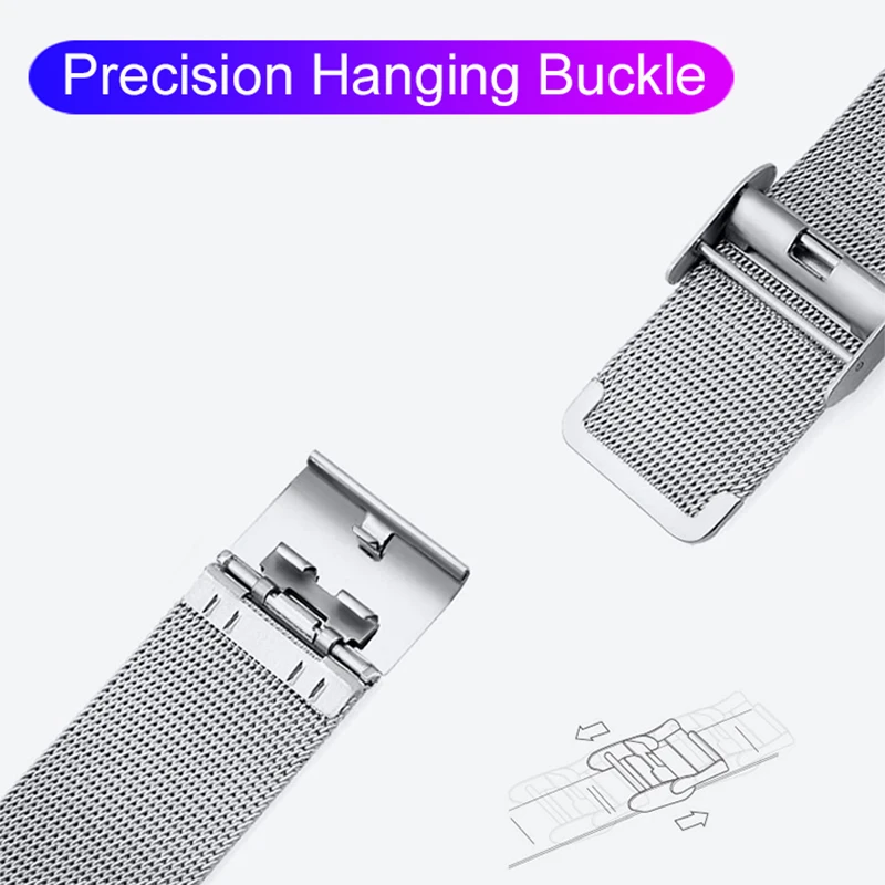 Новый сетчатый ремешок для часов Correa для Huawei Band 7, миланский браслет из нержавеющей стали, петля для ремешка для Huawei Band 7, замена