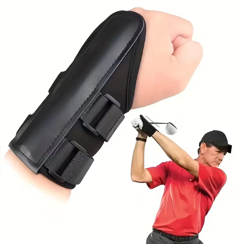 Golf Swing Aids Pro Power Band Wrist Brace Smooth and Connect-Easy Correct Training Swing Gesture Alignment Practice Tool