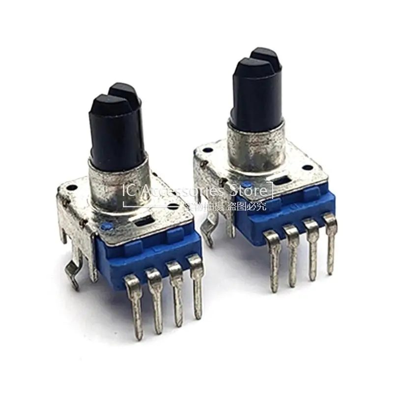 3PCS RK11 Type 4 Foot Vertical Single Connected B10K Shaft Length 13MM Power Amplifier Audio Volume Potentiometer With Midpoint