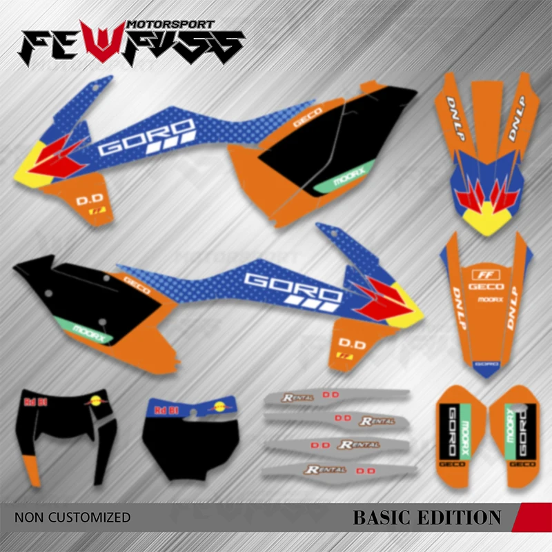 

Fewfuss Motorcycle Graphics Decal Sticker for 125 250 350 450 500 SX SXF XC XCF 2016 2017 2018 EXC EXCF XCW 2017 2018 2019 KTM