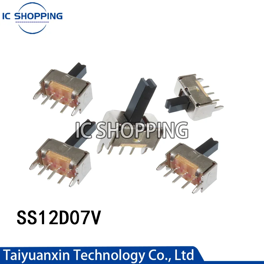 50PCS SK12D07VG2 SK12D07VG3 SK12D07VG4 SK12D07VG5 SK12D07VG6 toggle switch 1P2T SS12D07VG3 SS12D07VG4 SS12D07VG5 SS12D07VG6