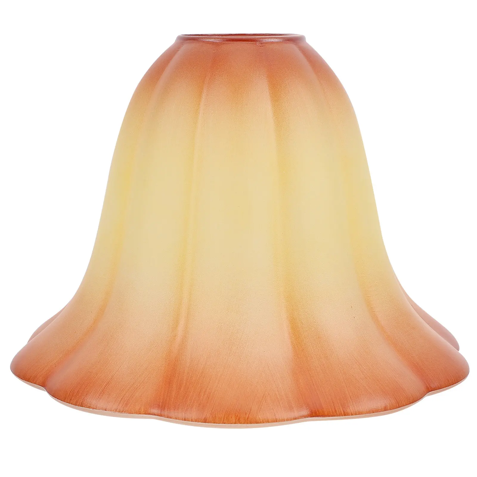

Натуральный цветной стеклянный абажур в форме колокола с тонкой текстурой и мягким светопропусканием для спальни, гостиной, для чтения