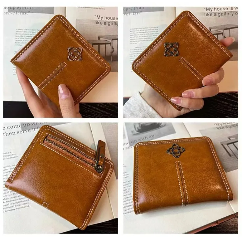 

Xgnvpy Retro Coin Purse Slim European Style Money Clip Wallet with Vintage Charm purses for women