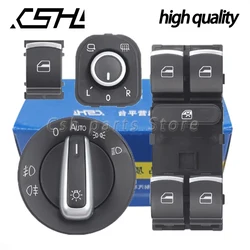 5 nd959857 pulsante interruttore alzacristallo elettrico principale per VW Jetta Tiguan Golf GTI MK5 MK6 Passat B6 CC Seat Leon MK2 5 k4959857