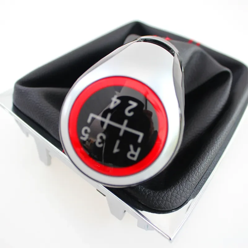 for Volkswagen Golf 7 Manual Gear Shift Knob Dust Cover Boot Handball Head Accessories Car Interior Decor Replacement Parts